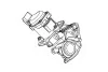 Клапан EGR Ford C-Max/Fiesta/Focus/Mazda 2/3/Citroen Berlingo/Peugeot Partner 1.6HDi 08- AISIN EGRAZ-7001 (фото 1)