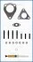 Комплект прокладок турбіни VW Sharan 95-10, Golf IV 97-03, Polo 94-01; FORD Galaxy 94-06; SEAT Alhambra 96-10 JTC11012