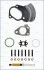 Монтажний комплект турбіни (з прокладками) NISSAN CUBE, QASHQAI I, RENAULT KANGOO EXPRESS, KANGOO II, LAGUNA III, LATITUDE, MEGANE III 1.5D 10.07- JTC12504