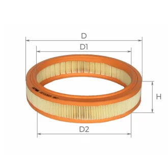 ALPHA FORD Фильтр воздушный Escort,Fiesta 1.3/1.4 88- ALPHA FILTER AF0083