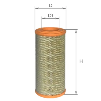 Фильтр воздушный IVECO DAILY 2.5D 86-, TURBO DAILY 2.5TD 94- (выр-во) ALPHA FILTER AF0144