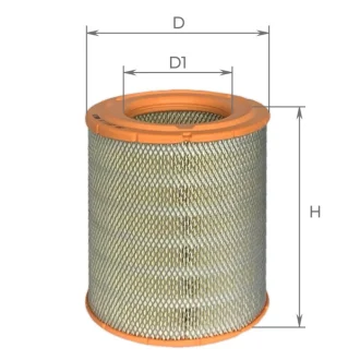 Фильтр воздушный BOGDAN A-09202, A-09212 99- (выр-во) ALPHA FILTER AF0167