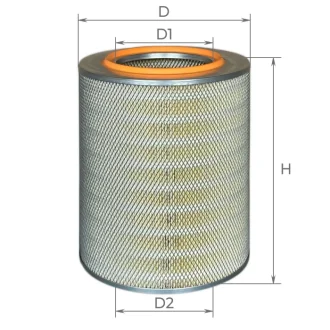 Фільтр повітряний МАЗ (Alpha) ALPHA FILTER AF0753