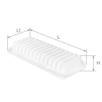 Фильтр воздушный TOYOTA Yaris, SUBARU Trezia Альфа ALPHA FILTER AF1006