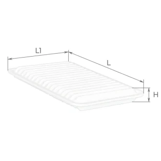 Фiльтр повiтряний ALPHA FILTER AF1013