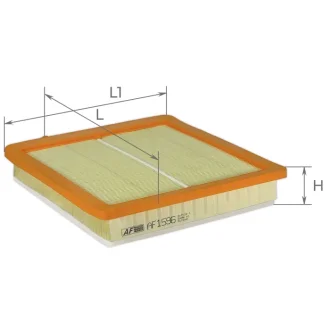 Фільтр повітряний BUICK ENVISION 2.0-2.5 16-20 ALPHA FILTER AF1596 (фото 1)