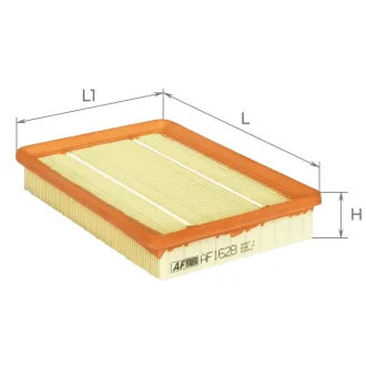 Фильтр воздушный Hyundai Elantra (XD) 1.6I,2.0I,2.0CRDI (06-), Coupe (GK) 1.6I,2.0I,2.7I (01-) Альфа ALPHA FILTER AF1628