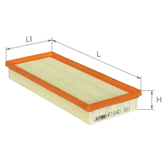 ALPHA FORD Фильтр воздушный Escort,VW Golf,Opel ALPHA FILTER AF1640