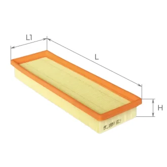 Фильтр воздушный Citroen Berlingo1,4i 96-12, Peugeot Partner 1,4 96-15 Альфа ALPHA FILTER AF1642