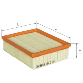 Фильтр воздушный Opel Combo A 94-01, Corsa-B 93-00 / Vauxhall Corsa Mk 93-00, Combo / Corsa Van MK 94-01 Альфа ALPHA FILTER AF1680
