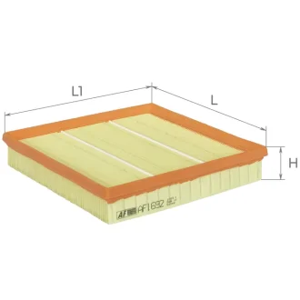 Фільтр повітряний BMW 3 316 95-98, 318 ALPHA FILTER AF1692