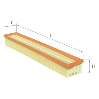 ALPHA DB Фильтр воздушный W203 2.0 00- ALPHA FILTER AF1695