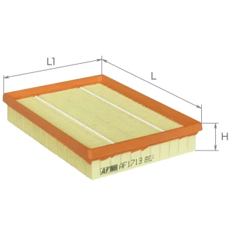 Фільтр повітряний MAZDA 323, 626 2.0-2.2 -98, FIESTA 1.3-1.8 -02 ALPHA FILTER AF1713 (фото 1)