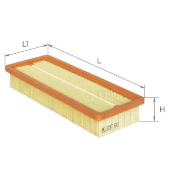ALPHA FIAT Фильтр воздушный Fiorino,Uno 1.7D ALPHA FILTER AF1717