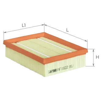 ALPHA FORD Фильтр воздушный Fiesta III,Фургон 1.4/1.8D 89- ALPHA FILTER AF1822