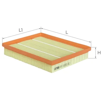 Фільтр повітряний Kia Magentis, Carens 2.0-2.7 (06-) Альфа ALPHA FILTER AF1835