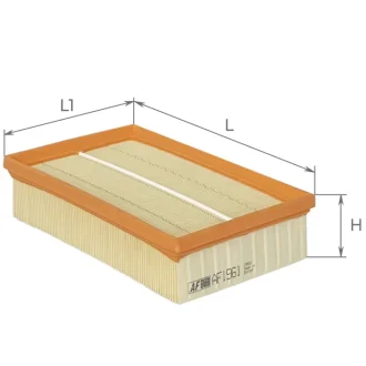 Фильтр воздушный AUDI A1, A3, A3+Cabriolet Q2, Q3 CUPRA Formentor SEAT Arona, At ALPHA FILTER AF1961