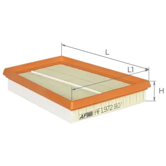 ALPHA FORD Фільтр повітряний Fiesta V 1.6 04- ALPHA FILTER AF1972