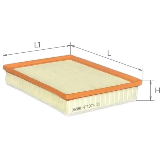 Фільтр повітряний ALPHA FILTER AF1974 (фото 1)