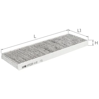 ALPHA OPEL Фильтр салона (уголь) Vectra B 95- ALPHA FILTER AF5028a