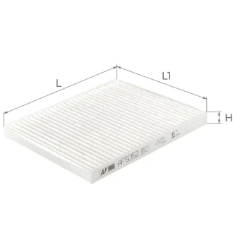 Фильтр салона CHRYSLER Ypsilon; FIAT Nuova 500, Panda II (169A); FORD KA II; LANCIA Ypsilon II Альфа ALPHA FILTER AF5052