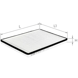 ALPHA HONDA фільтр повітр. салону Accord 98- ALPHA FILTER AF5058