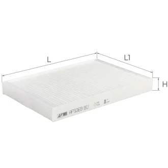 Фильтр салона VOLVO S60 II, S80 II, V70 II, XC60, XC70 II Альфа ALPHA FILTER AF5069