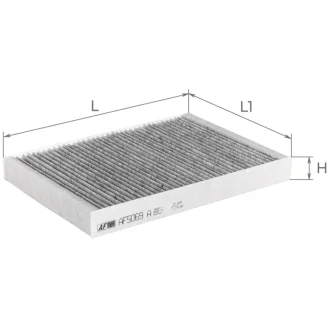 Фильтр салона (с акт углем)VOLVO S60 II, S80 II, V70 II, XC60, XC70 II Альфа ALPHA FILTER AF5069a