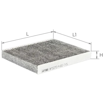 ALPHA HYUNDAI фільтр салону (вугілля!) ix55 07- ALPHA FILTER AF5070A