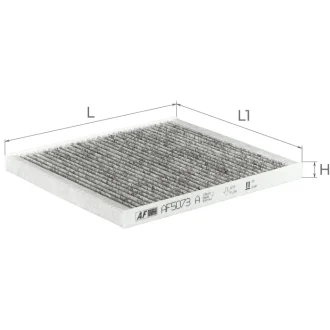 Фільтр салону УГОЛЬНЫЙ Tucson Sportage 06~ Carnival Rio III ALPHA FILTER AF5073a