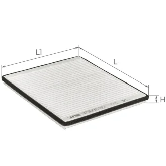 ALPHA OPEL фільтр салону Agila 99- ALPHA FILTER AF5093 (фото 1)