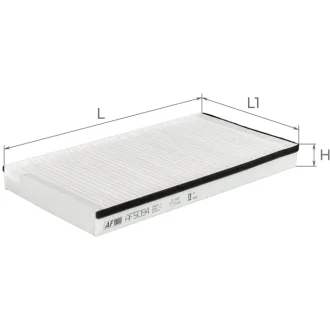 Фильтр салона BMW 5 03-10, 6 03-11 Альфа ALPHA FILTER AF5094