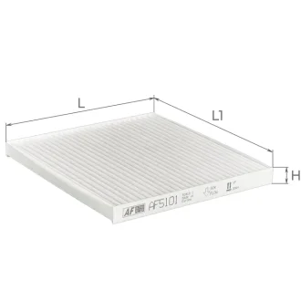 Фото 1 - alpha toyota фильтр салона avensis 03-,corolla 02- ALPHA FILTER AF5101 ALPHA TOYOTA Фильтр салона Avensis 03-,Corolla 02- ALPHA FILTER AF5101 (фото 1)