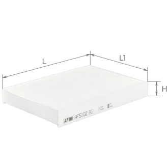 Фильтр салона Peugeot 508 1,6-2,0/2,0-2,2Hdi 10- Альфа ALPHA FILTER AF5102 (фото 1)