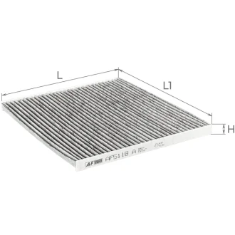 Фильтр салона (с акт углем)Hyundai Sonata VI, Santa Fe III, Kia Альфа ALPHA FILTER AF5118a