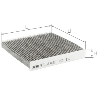 ALPHA FORD Фильтр салона (уголь) Transit 06- ALPHA FILTER AF5132a