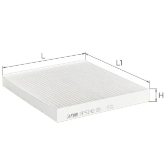 Фильтр салона Hyundai Grandeur 2,2Crdi/3,3L 05-11, Santa Fe 2,0-2,2Crdi/2,7L 06-09, Sonata 2,0-2,2Crdi/2,0-3,3L 05 Альфа ALPHA FILTER AF5142