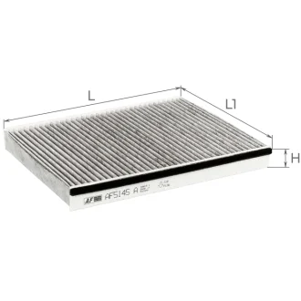 Фильтр салона (с акт углем) CITROEN Xsara Coupe/ Picasso Альфа ALPHA FILTER AF5145a