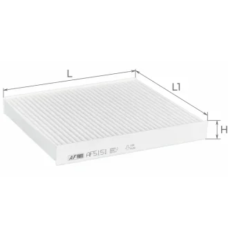 Фільтр салону ALPHA FILTER AF5151