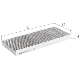 Фильтр салона Citroen C8, Jumpy I/Fiat Scudo I, Ulysse II/Peugeot 807, Expert I (с активированным углем) Альфа ALPHA FILTER AF5154a