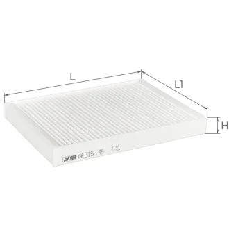 Фильтр салона Peugeot 407 1,6-3,0L 04- / Citroen C5 1,6-3,0L 08-, C6 2,2-3,0L 05- Альфа ALPHA FILTER AF5156