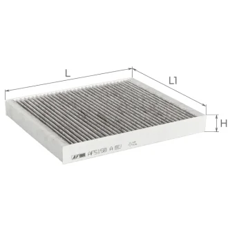 ALPHA OPEL Фильтр салона (уголь) Astra K,Meriva B 10- ALPHA FILTER AF5158a