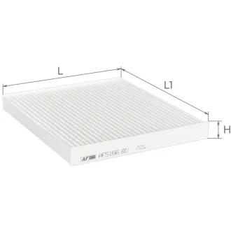 ALPHA OPEL Фильтр салона Meriva 03- ALPHA FILTER AF5166