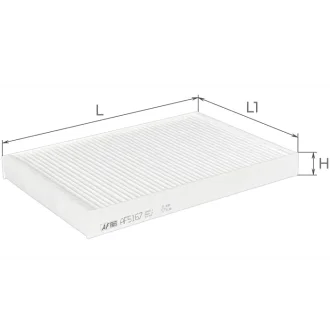 ALPHA CHRYSLER Фильтр салона 300C ALPHA FILTER AF5167 (фото 1)