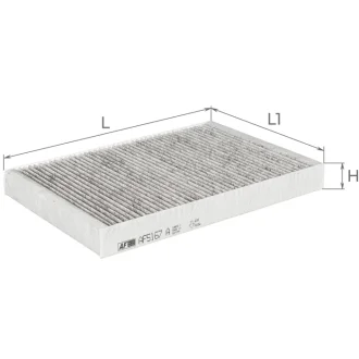 Фильтр салона (с акт углем) CHRYSLER 300C Альфа ALPHA FILTER AF5167a