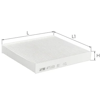 Фильтр салона Suzuki S-Cross 1,6L 13-, SX4 S-Cross 1,0-1,4L 16-, Vitara 1,0-1,6L 15- Альфа ALPHA FILTER AF5169