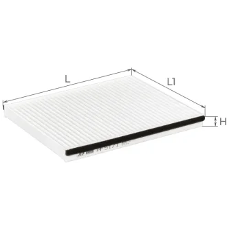 ALPHA FIAT Фильтр салона Stilo 01-, Bravo 07- ALPHA FILTER AF5171