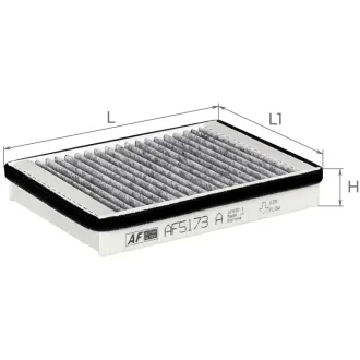 Фото 1 - фильтр салона (угольный) Hyundai Getz (02-09) Альфа ALPHA FILTER AF5173a Фильтр салона (угольный) Hyundai Getz (02-09) Альфа ALPHA FILTER AF5173a (фото 1)