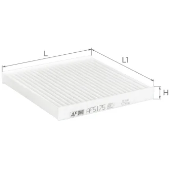 ФИЛЬТР САЛОНА ALPHA FILTER AF5175 (фото 1)