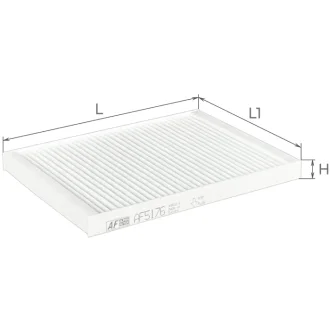 Фільтр салону Renault Koleos 2,0Dci 08- Альфа ALPHA FILTER AF5176 (фото 1)